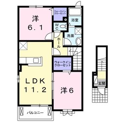 レジデンス・ドリームＡ２の物件間取画像